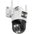 ZOSI C298SE 6MP Dual-Lens Kamera mit AI Tracking, Farb-Nachtsicht und Zwei-Wege-Audio