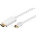 Goobay HDMI / Mini DisplayPort Adapter Kabel - 1m - Weiss