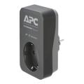 APC Essential SurgeArrest PME1WB-GR Überspannungsschutz 1 Stecker 16A - Schwarz / Grau