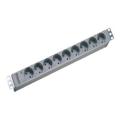 Bachmann Steckdose 9-Fach 16A - 2m - Grau