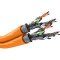 Goobay S/FTP CAT 7A  Duplex-Netzwerkkabel - 500m - Orange