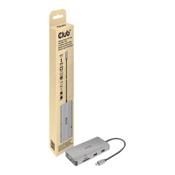 Club 3D USB Gen1 Type-C 9-in-1-Hub-Dockingstation