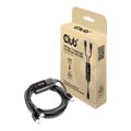 Club 3D USB Typ-C-Kabel - 1.83m - Schwarz / Weiß