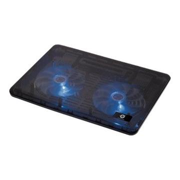 Conceptronic CNBCOOLPAD2F Notebook-Kühlpad mit 2 Lüftern - Schwarz
