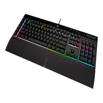 CORSAIR Gaming K55 RGB PRO XT-Tastatur Gummidrucktaste RGB/16,8 Millionen Farben Verkabelung USA International