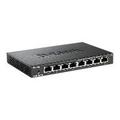 D-Link DES 108 8-Port Schnelles Ethernet Nicht Verwalteter Desktop-Switch - Schwarz