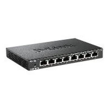 D-Link DES 108 8-Port Schnelles Ethernet Nicht Verwalteter Desktop-Switch - Schwarz