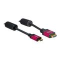Delock HDMI Kabel mit Ethernet - HDMI A Stecker > HDMI Mini-C Stecker - 3m