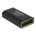 Delock Adapter Schnelle Geschwindigkeit HDMI mit Ethernet - HDMI-A Buchse > HDMI-A Buchse
