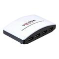 Delock 4-Port USB 3.0 Externer Hub - Weiß