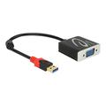 Delock Adapter USB 3.0 Typ-A Stecker > VGA Buchse - Schwarz