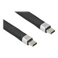 DeLOCK USB 3.2 Gen 2 USB Type-C Kabel 13cm - Schwarz