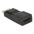 Delock Video Adapter Displayport / HDMI 4K - Schwarz