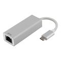 Deltaco Prime USB-C 3.1 auf Netzwerkadapter - 1 Gbit/s - Weiß