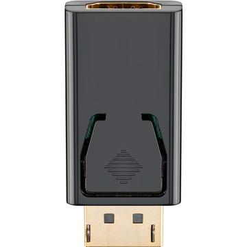 Goobay DisplayPort / HDMI Adapter - Vergoldet - Schwarz