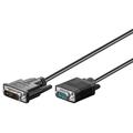 Goobay DVI-A / Full HD VGA Kabel - 1m - Vergoldet