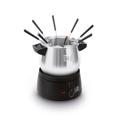 FRITEL Familien-Fondue-Topf - 1.5l - Grau / Schwarz