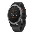 Garmin fenix 6 Solar Sportuhr – 47 mm – Schwarz/Silber