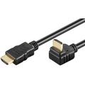Goobay 270-Grad Abgewinkelt HDMI 1.4 Kabel mit Internet - 0.5m - Schwarz
