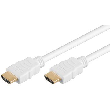 Goobay HDMI 2.0 Kabel mit Ethernet - 0.5m - Weiß