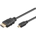 Goobay HDMI 2.0 / Micro HDMI Kabel mit Ethernet - 0,5m