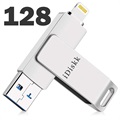 iDiskk OTG USB-Stick - USB Type-A/Lightning - 128GB