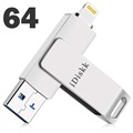 iDiskk OTG USB-Stick - USB Type-A/Lightning - 64GB