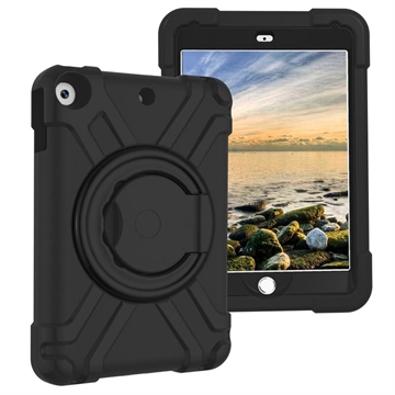 iPad 10.2 2019/2020/2021 Heavy Duty 360 Hülle - Schwarz