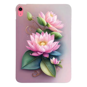 iPad 2022/2025 Stylish Ultra-Slim TPU Hülle - Rose Blume