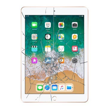 iPad 9.7 (2018) Displayglas und Touchscreen Reparatur - Weiß