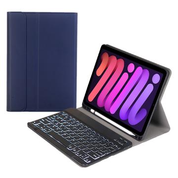 iPad Mini 2021/2024 Bluetooth-Tastaturhülle - Dunkel Blau