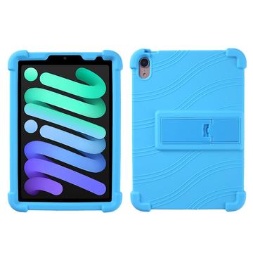 iPad Mini 2021/2024 Silikonhülle mit Kickstand - Blau