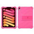 iPad Mini 2021/2024 Silikonhülle mit Kickstand - Hot Pink