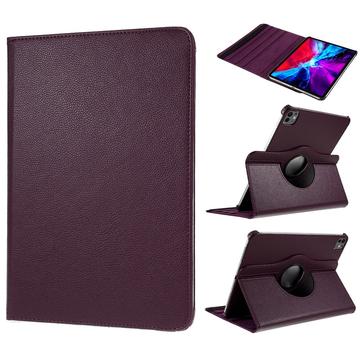 iPad Pro 11 (2024) 360 Rotierende Folio Hülle - Dunkelviolett