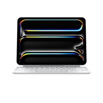 iPad Pro 11 (2024) Apple Magic Keyboard MWR03DK/A - Dänisches Layout - Weiß