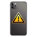 iPhone 11 Pro Max Akkufachdeckel Reparatur - inkl. Rahmen - Schwarz