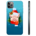 iPhone 11 Pro Max TPU Hülle - Winter Schweinchen