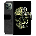 iPhone 11 Pro Premium Schutzhülle mit Geldbörse - No Pain, No Gain