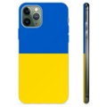 iPhone 11 Pro TPU Hülle Ukrainische Flagge - Gelb und Lichtblau