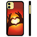 iPhone 11 Schutzhülle - Herz-Silhouette