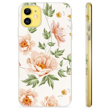 iPhone 11 TPU Hülle - Blumen