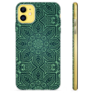 iPhone 11 TPU Hülle - Grünes Mandala