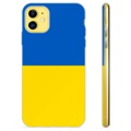 iPhone 11 TPU Hülle Ukrainische Flagge - Gelb und Lichtblau