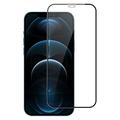 iPhone 12/12 Pro Lippa 2.5D Full Cover Displayschutzfolie aus gehärtetem Glas - 9H - Schwarzer Rand
