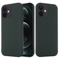 iPhone 12 Mini Liquid Silikon Case - MagSafe-kompatibel - Dunkel Grün