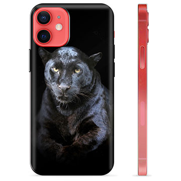 iPhone 12 mini TPU Hülle - Schwarzer Panther