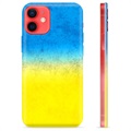 iPhone 12 mini TPU Hülle Ukrainische Flagge - Zweifarbig