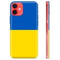 iPhone 12 mini TPU Hülle Ukrainische Flagge - Gelb und Lichtblau