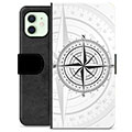 iPhone 12 Premium Schutzhülle mit Geldbörse - Kompass