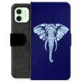 iPhone 12 Premium Schutzhülle mit Geldbörse - Elefant